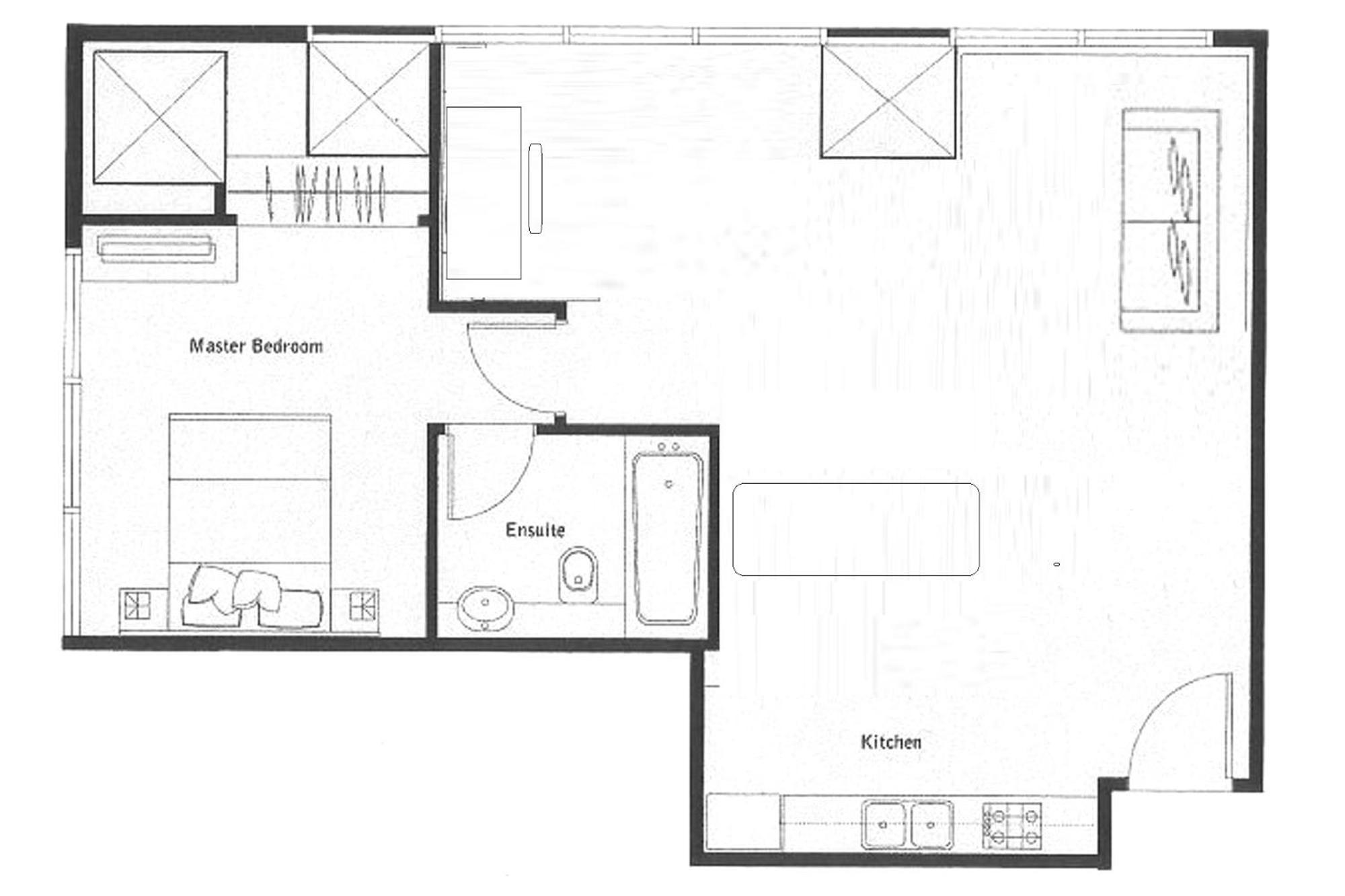 Sky Villas Apartments Μπανγκόκ Δωμάτιο φωτογραφία