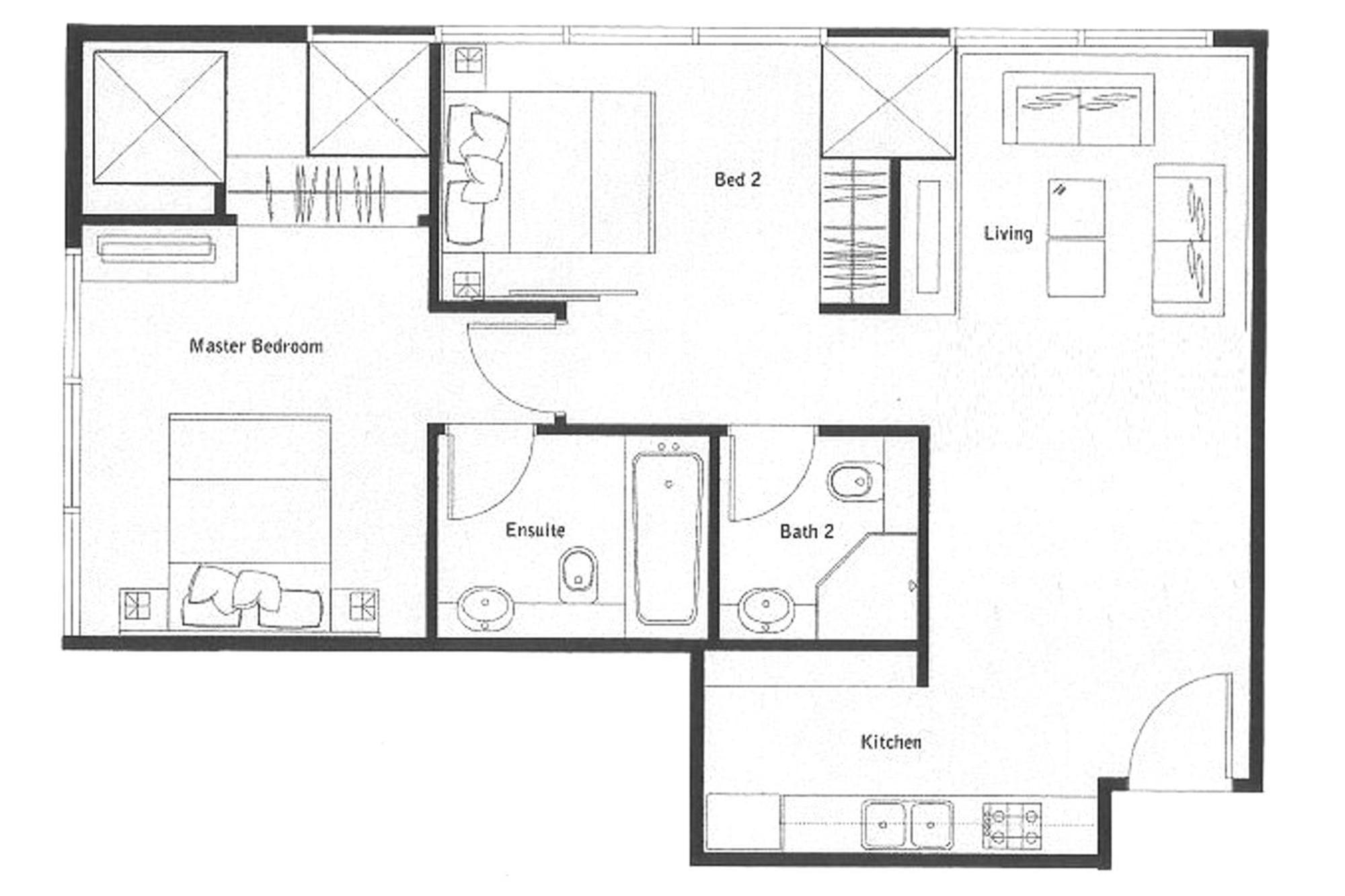 Sky Villas Apartments Μπανγκόκ Εξωτερικό φωτογραφία